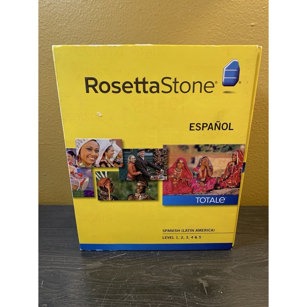 Rosetta Stone Spanish (Latin‎ America) Learn Language Levels 1-5 V4 TOTALe CD
